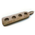 Solid Oak Flight Paddle with Four Routs